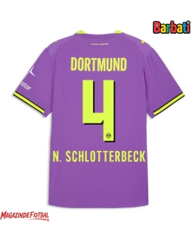 Borussia Dortmund Nico Schlotterbeck #4 Tricou Fotbal Replică 2026-27 Barbati Treilea Borussia Dortmund Nico Schlotterbeck #4 Tricou Fotbal Replică 2026-27 Barbati Treilea